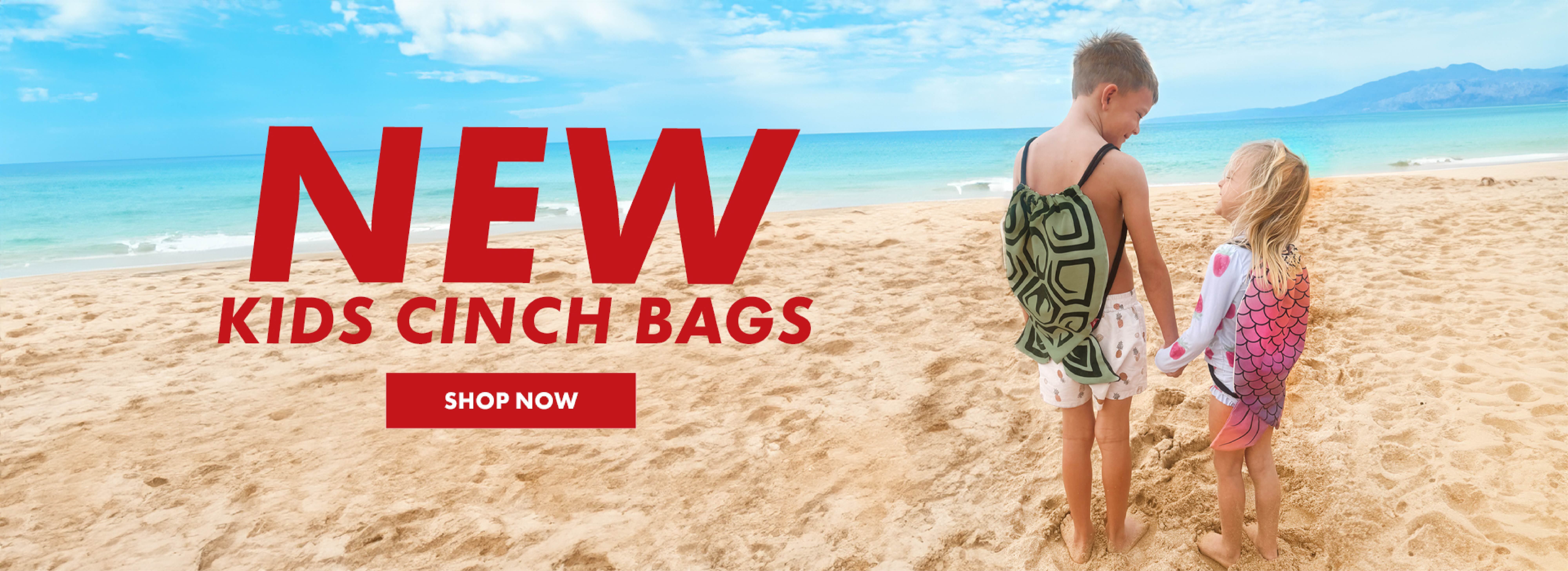 New Kids Cinch Bags! Shop Now.
