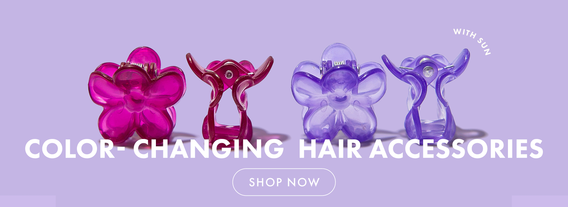 Color changing Hair Accessories. Shop now! 