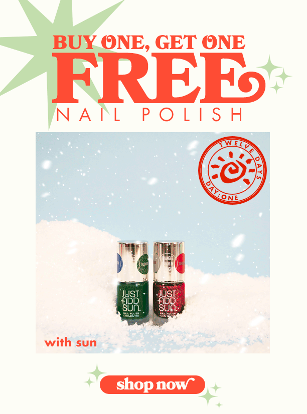 Buy 1 Get 1 Free Nail Polish! Today Only!
