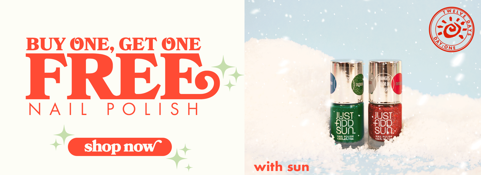 Buy 1 Get 1 Free Nail Polish! Today Only!
