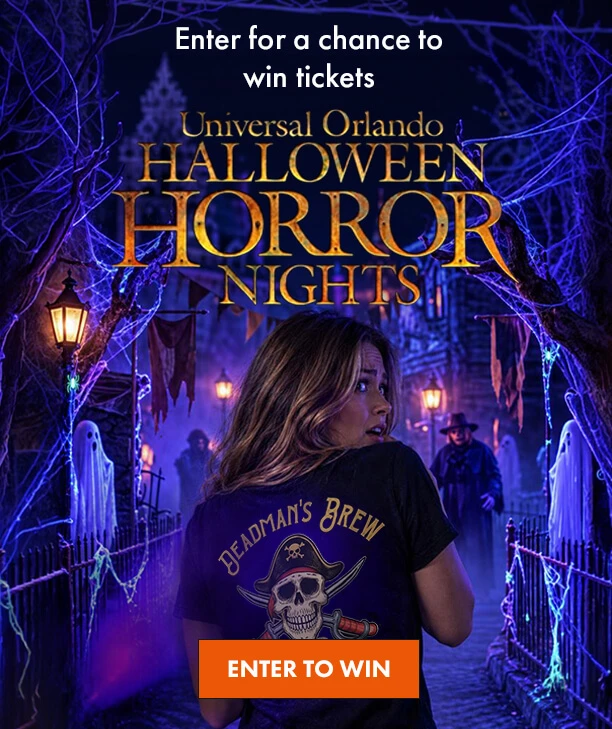 Enter for a chance to win tickets. Universal Orlando Halloween Horror Nights. Enter to win.