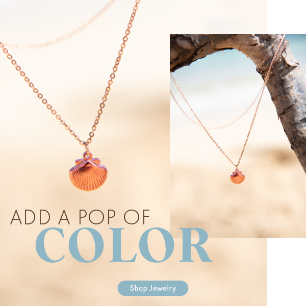 Add a pop of color. Shop Jewelry