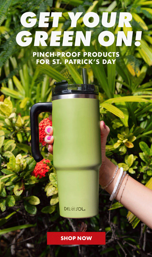 Get your green on! Pinch-proof products fro st patricks day. Shop now!