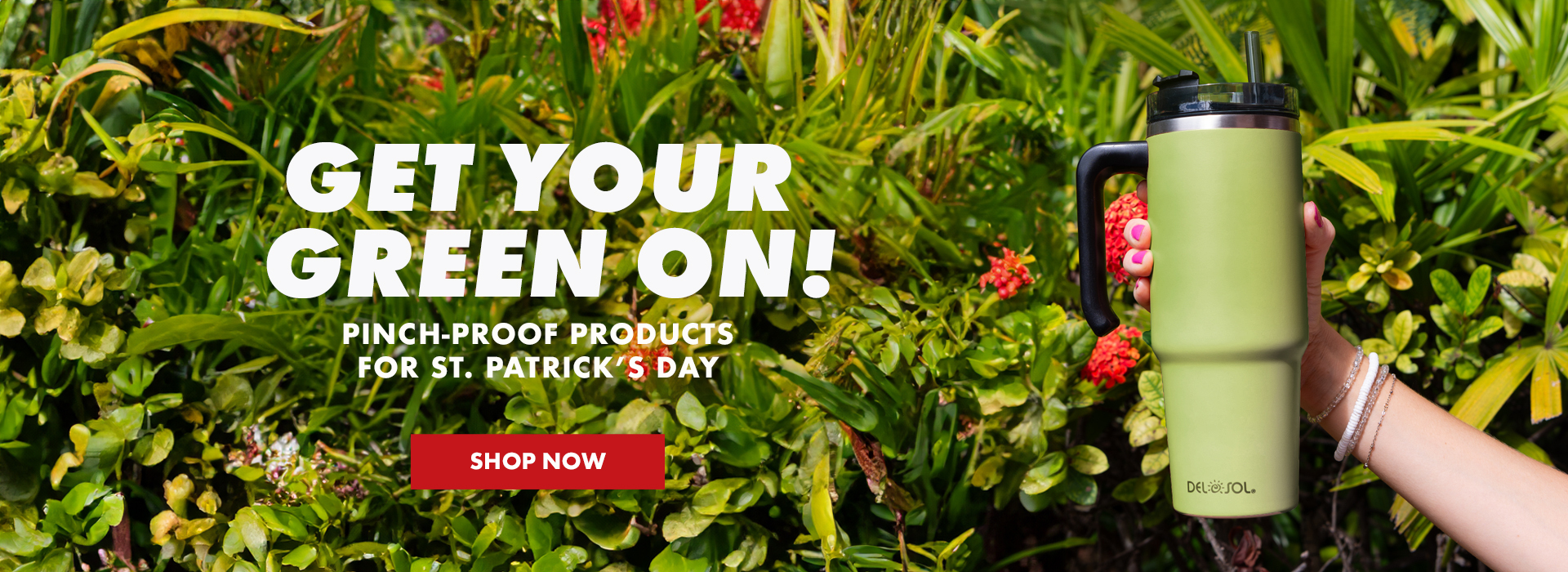 Get your green on! Pinch-proof products fro st patricks day. Shop now!