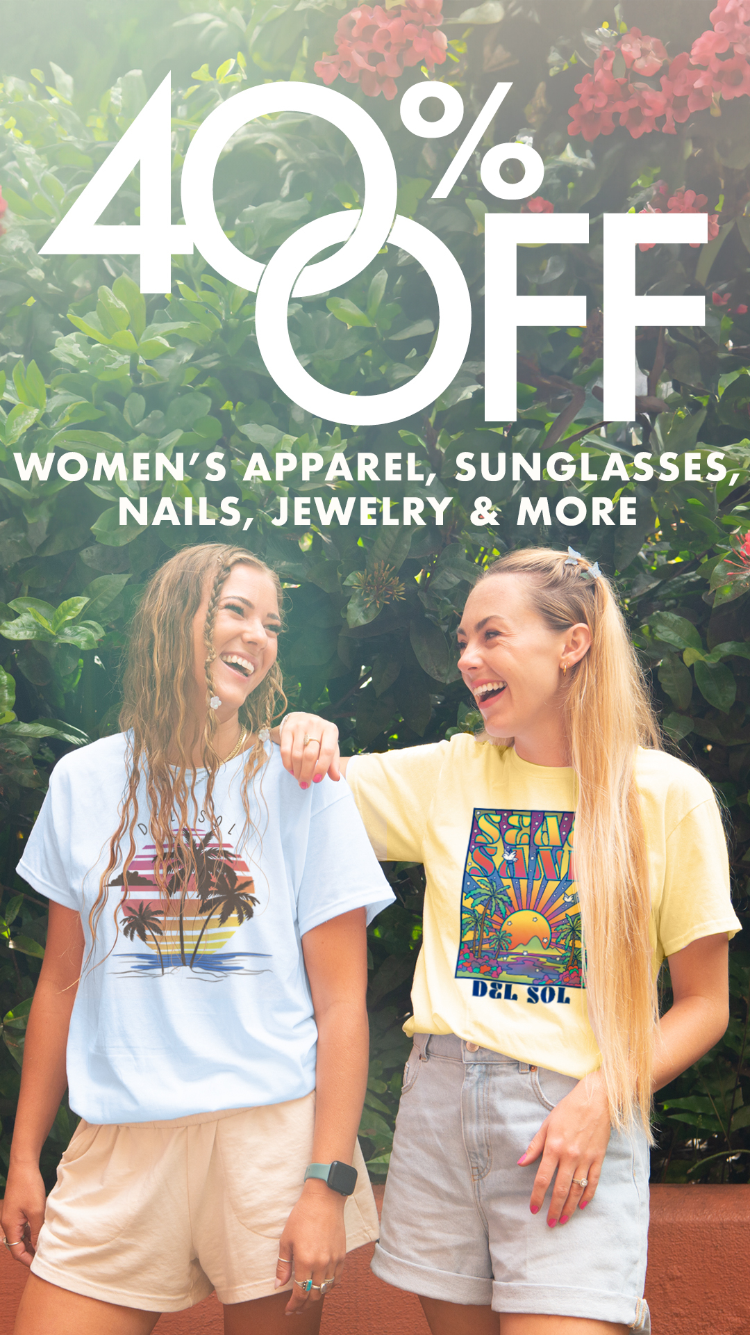 Women's apparel, sunglasses, nails, jewelry and more. Shop now!