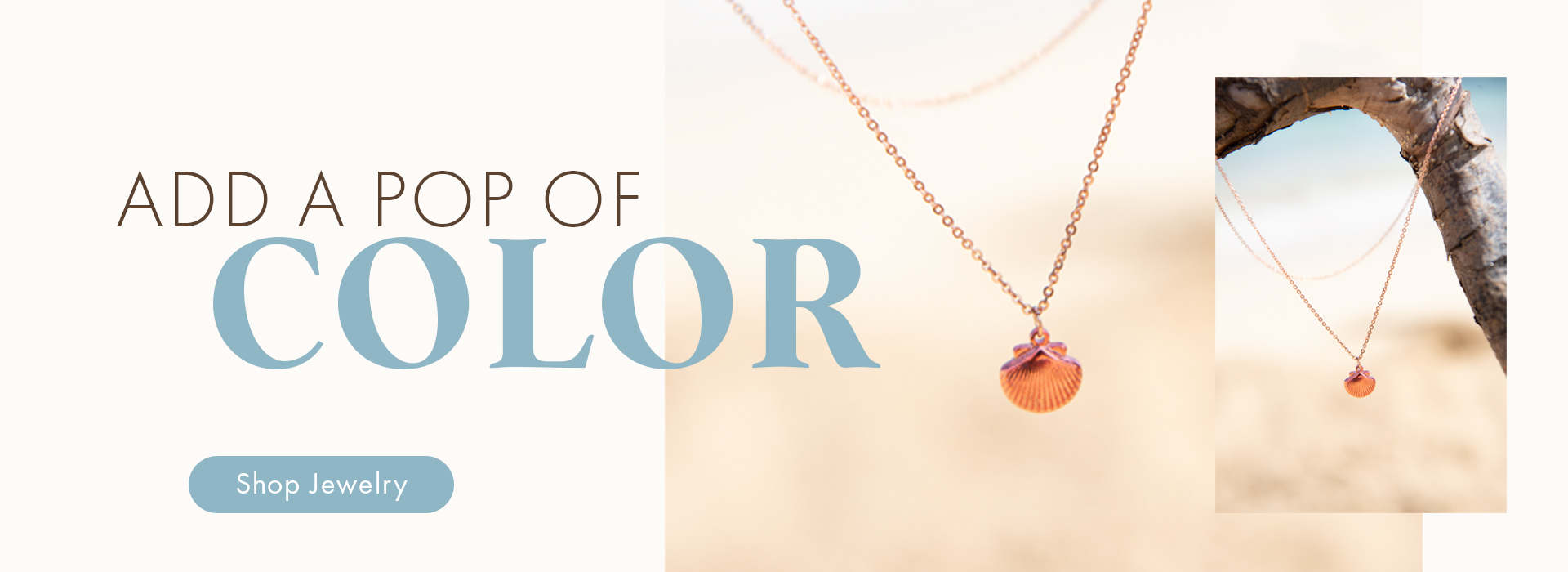 Add a pop of color. Shop Jewelry