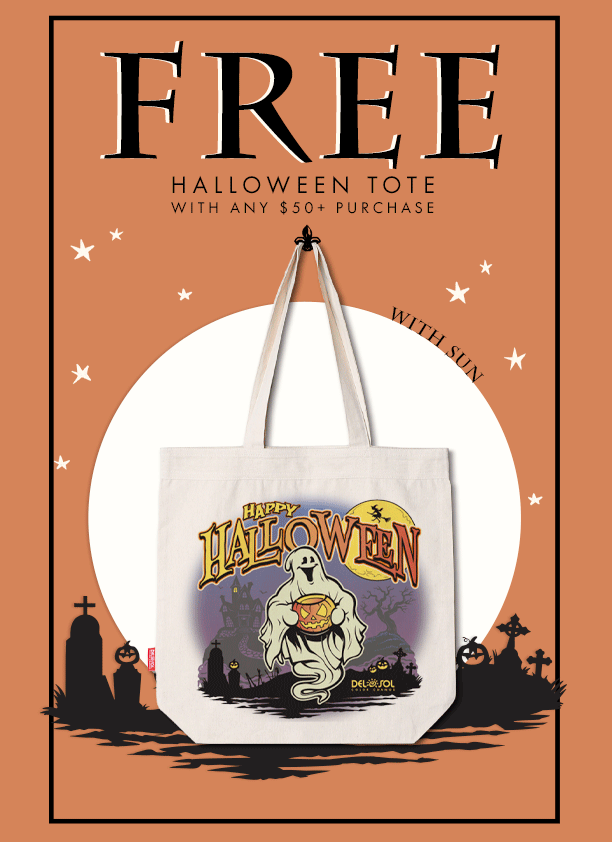FREE Halloween Tote Bag with any $50+ purchase. Shop now!
