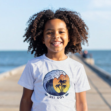 Youth Big Wave Tee - Color-Changing Youth T-Shirt | Del Sol