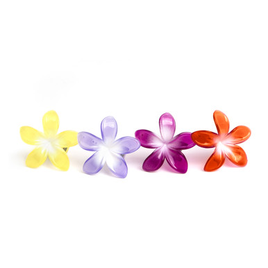 Plumeria Hair Clips