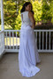 White Satin charmeus gown