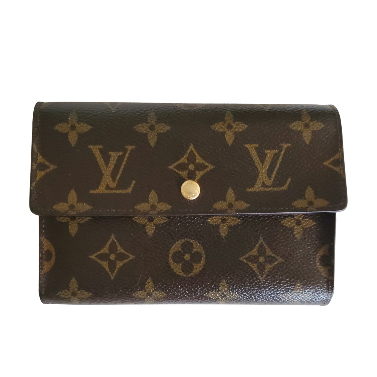 Louis Vuitton Porte Tresor Monogram Mat International Long Wallet