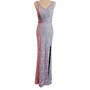 Windsor Glitter Lavender Long Formal Dress
