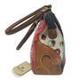 Anuschka Hand Painted Leather Shoulder Bag