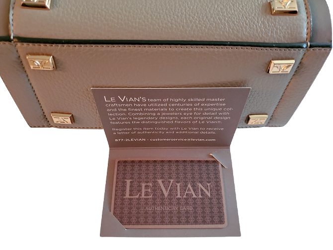 Le Vian Nude/Strawberry Gold Pebbled Leather Liz Crossbody Bag 