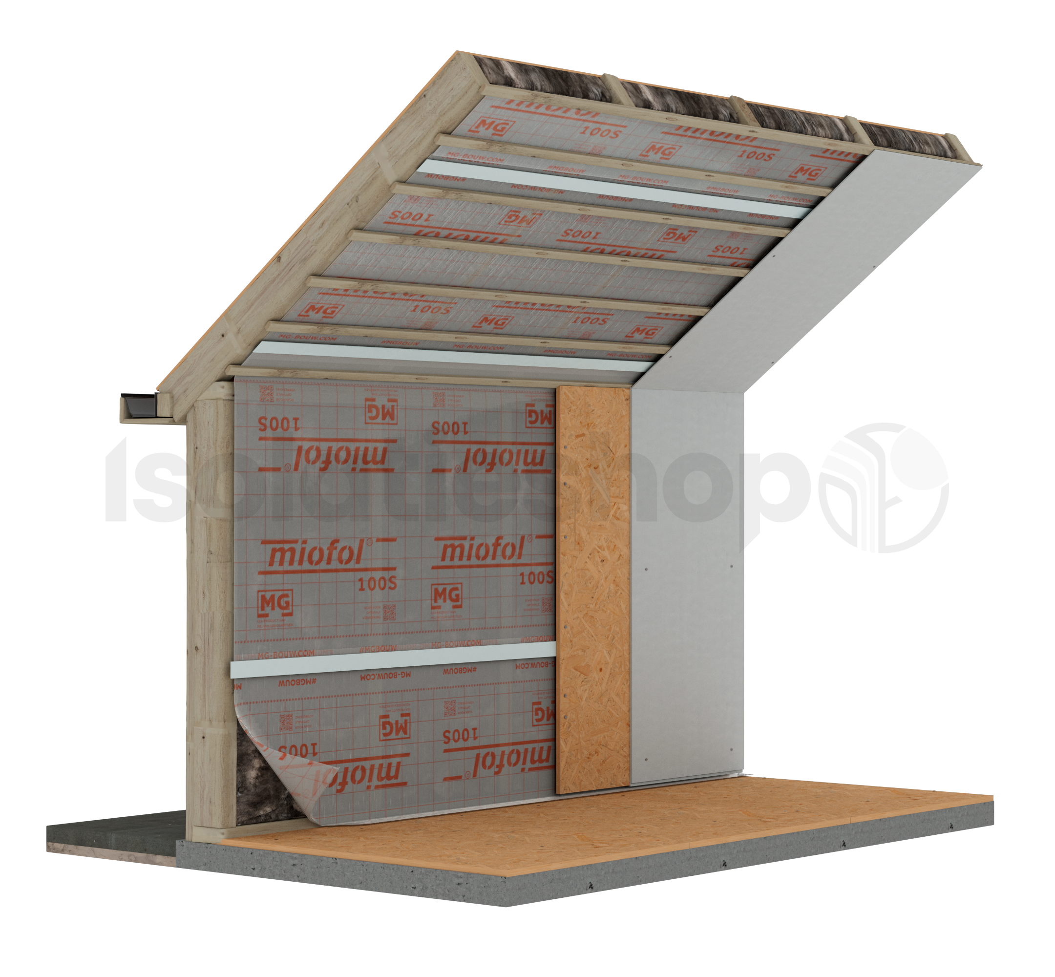 Miofol 100 S Dampfbremsfolie 1,5 x 50 m (= 75 m²)