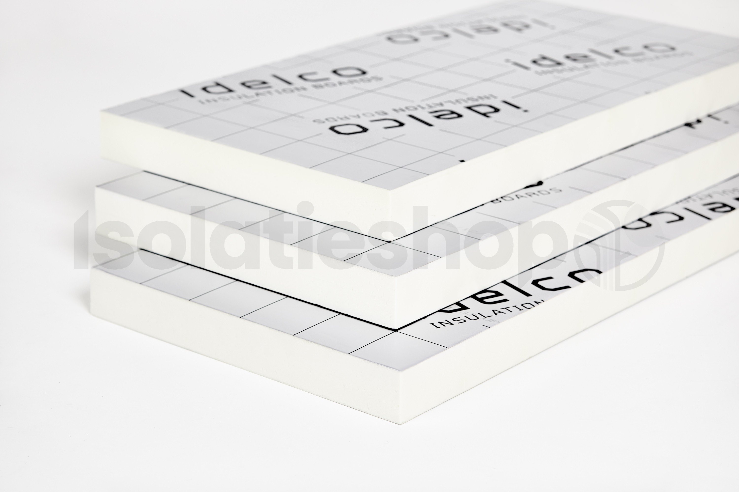 Aluminium Polyuréthane (PIR) expansée double-face Idelco 1200x600x90mm Rd:4.09 5pc/paquet (=3,60 m²)