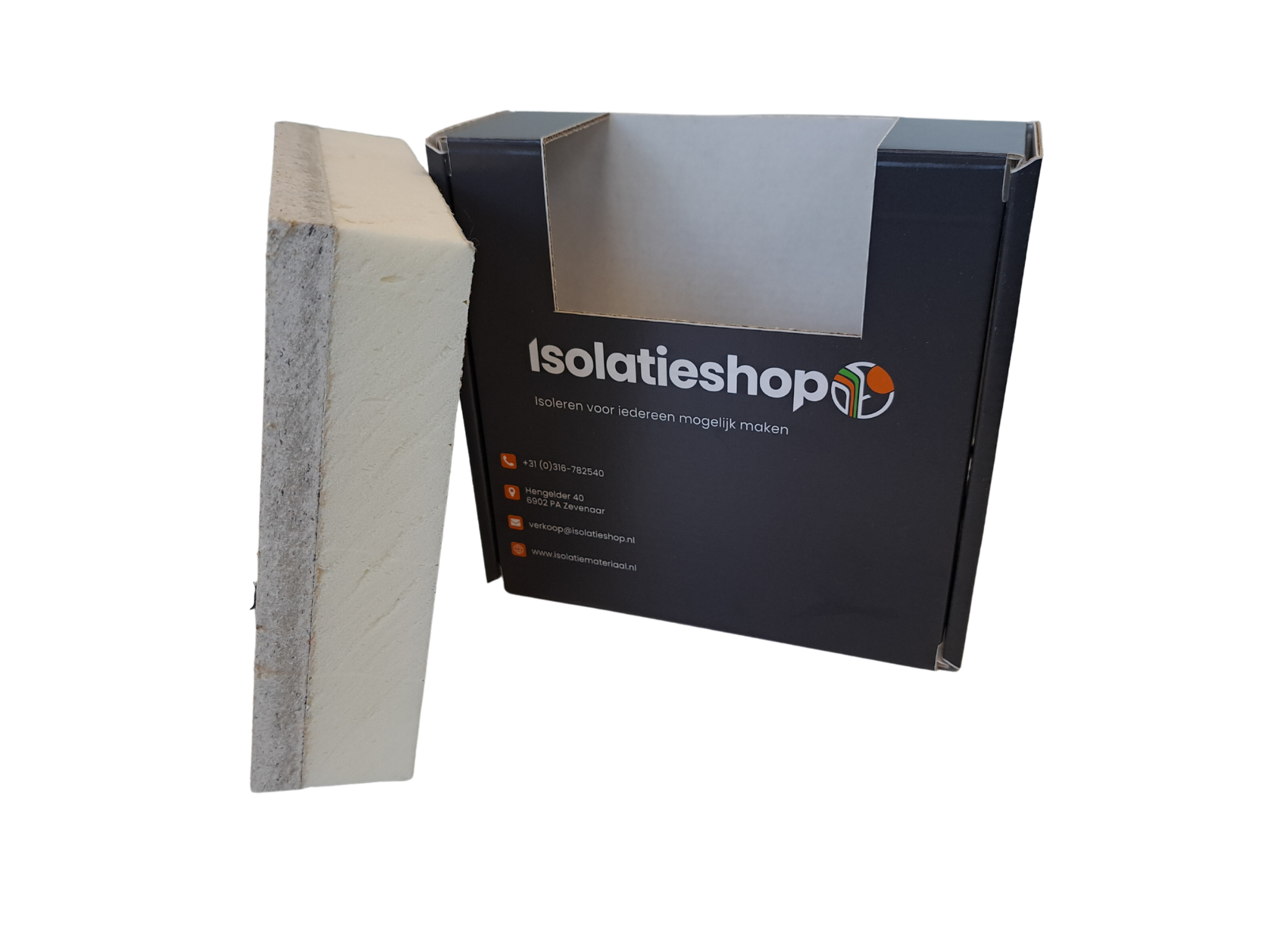 Isolatieshop sample PIR + Fermacell