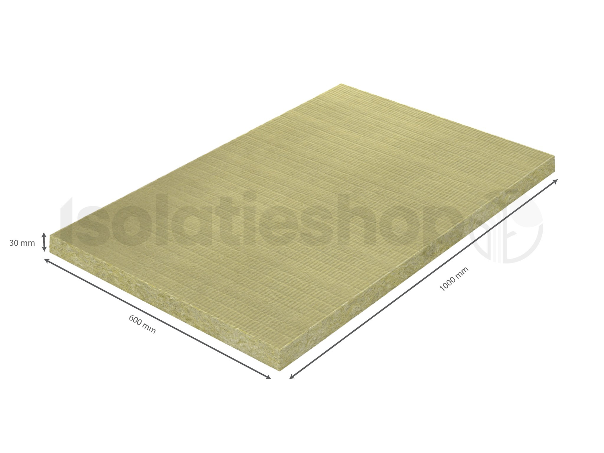 RockSono Solid 1000x600x30mm Rd : 0,85 15p/pack (=9.00 m2)