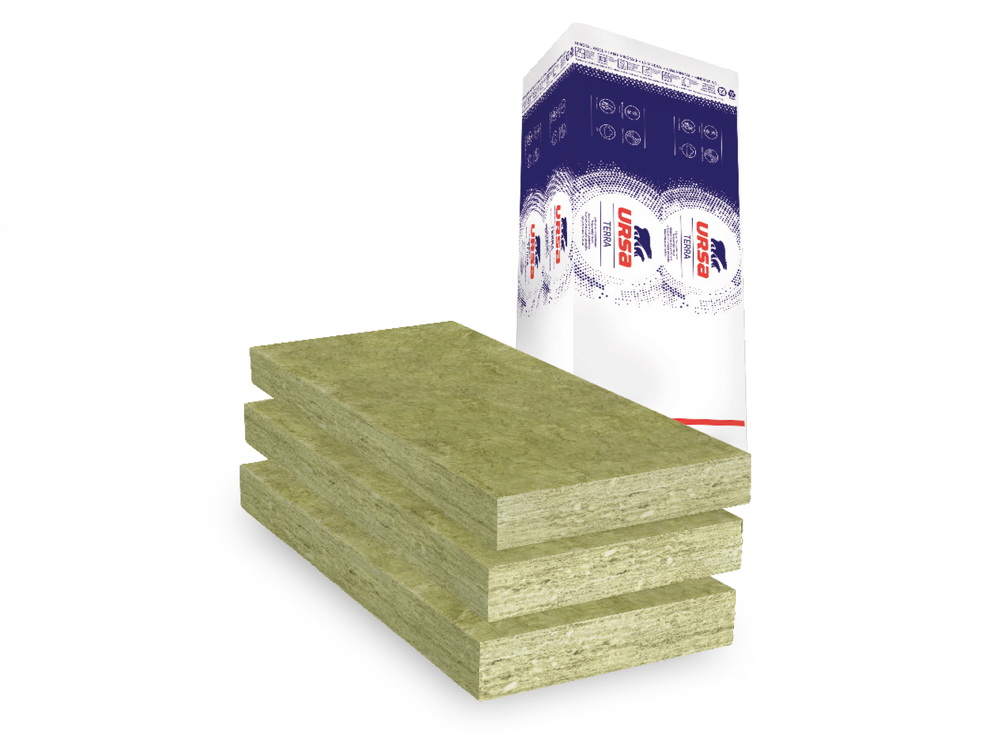 Ursa Ursacoustic Panneau en laine de verre 1350x600x150mm Rd:4.05 5pl/pak (=4,05 m²)