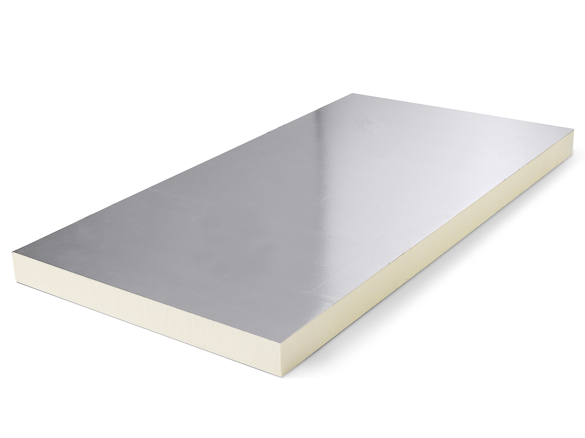 Aluminium polyuréthane (PIR) expansée double-face 1200x600x100mm Rd:4.54 5pc/paquet (=3,60 m²)