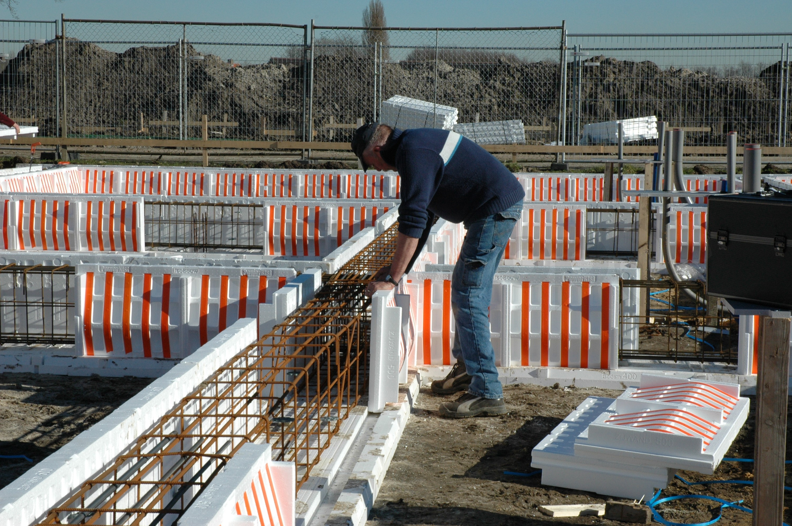 Plaque inférieure Isobouw Powerkist 200x300mm 4pc/paquet (=1,44 m²)