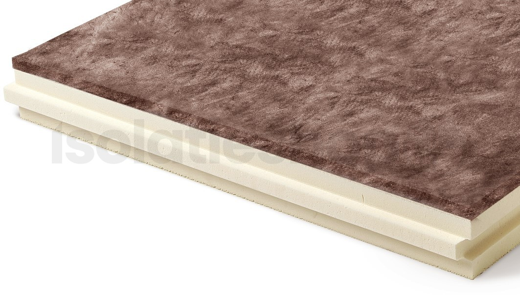 Plaque pour mur creux Plus Polyuréthane (PIR) expansée 1200x600x60/20mm Rd : 3,30 (8 plaques/ =5,76 m²)