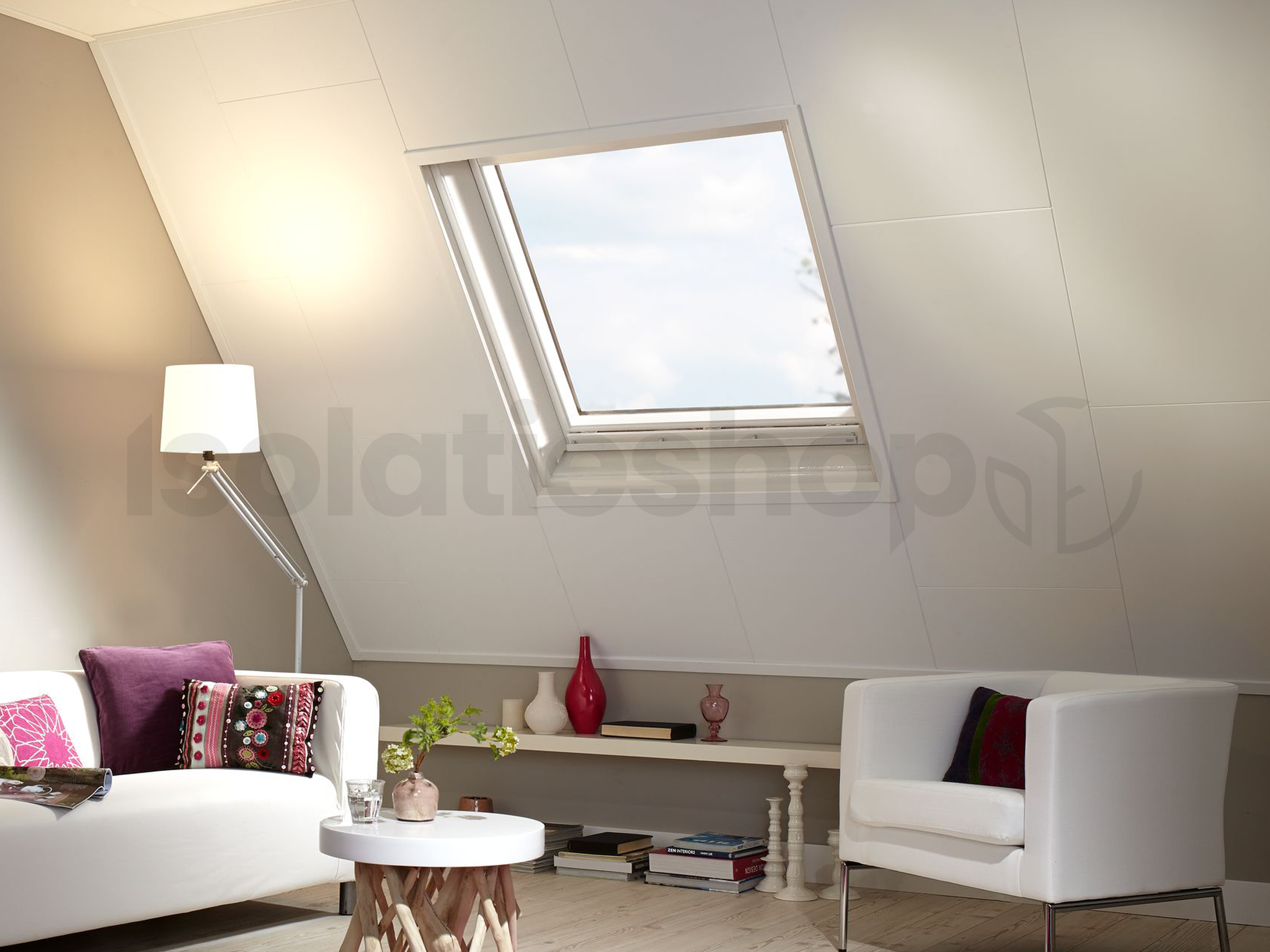 Plaque de plafond Agnes One-Step Stuc Blanc 1220x620x12mm 4p/pack (=3,03 m²)