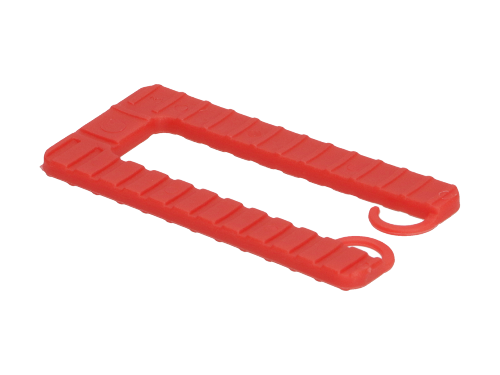 Cales de remplissage 3 mm 60 x 30 mm rouges (100 pièces)