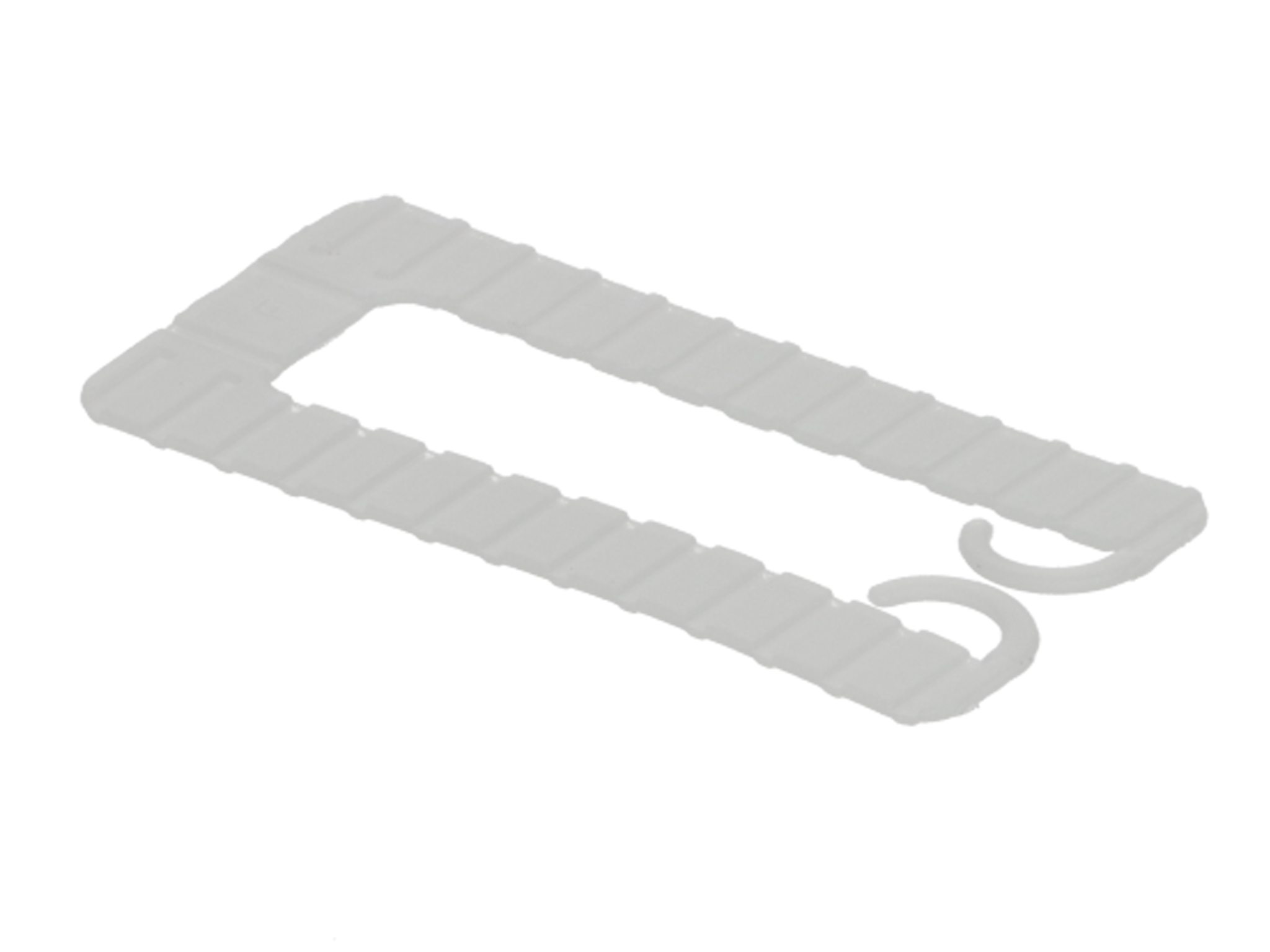 Cales de remplissage 1 mm 60 x 30 mm blanches (100 pièces)