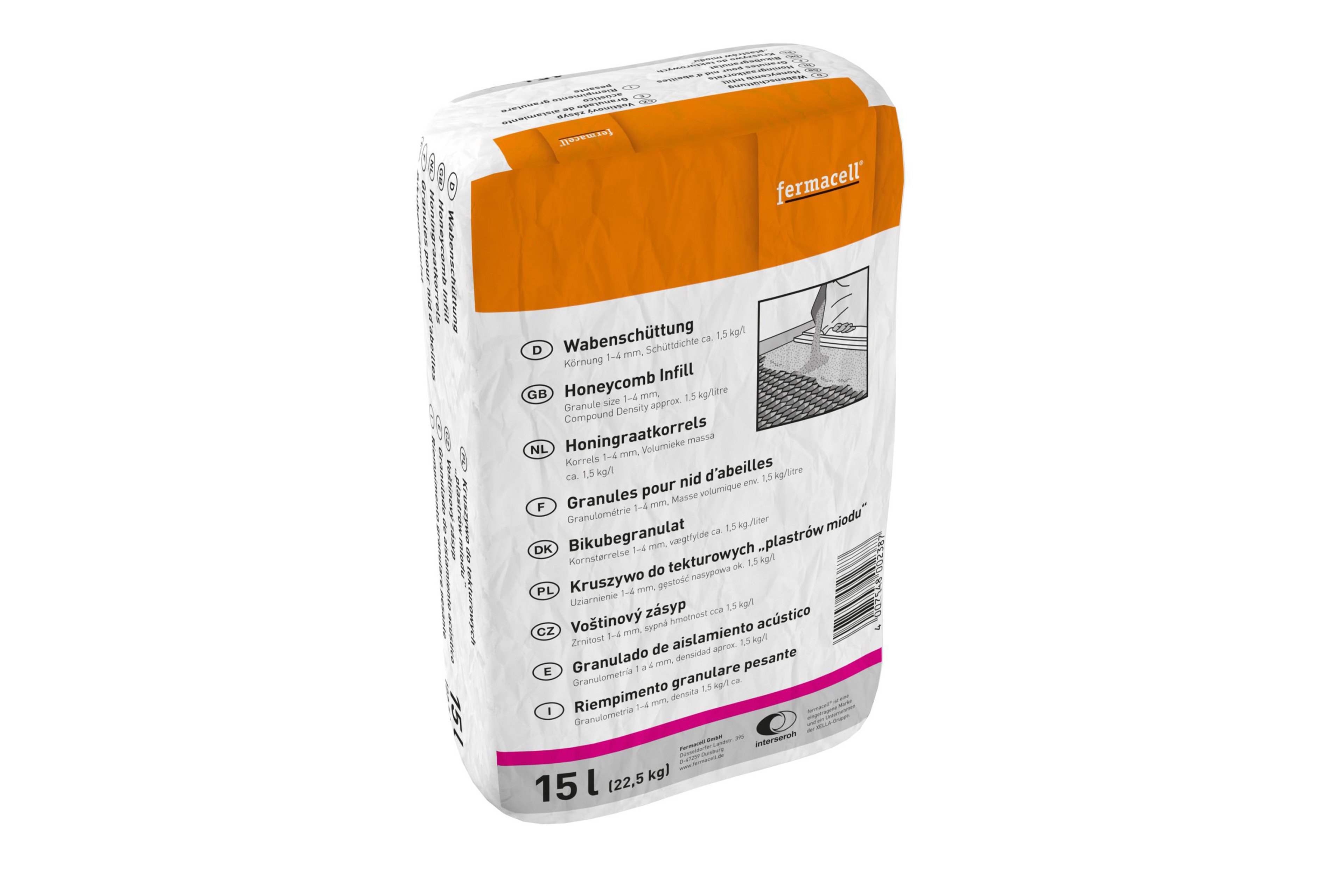 Granulés nid d'abeille Fermacell