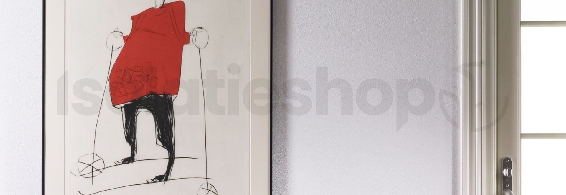 Agnes One-Step Wandplatte Weiß Leinen 2600x620x12mm (= 1,61 m²)