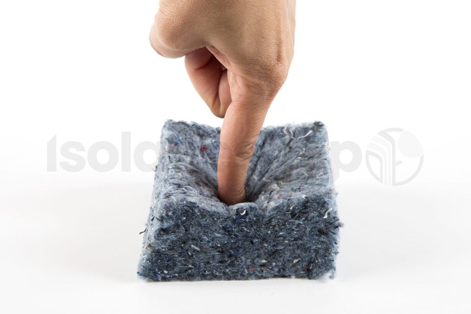 Métisse PRT panneau en fibre de coton 1200x600x45mm Rd:1.15 13pc/paquet (=9,36 m2)