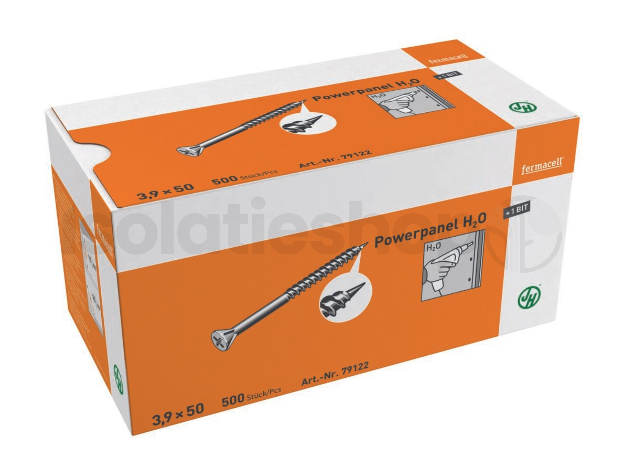 Fermacell Powerpanel H2O vis 3,9x35mm 500 pièces.