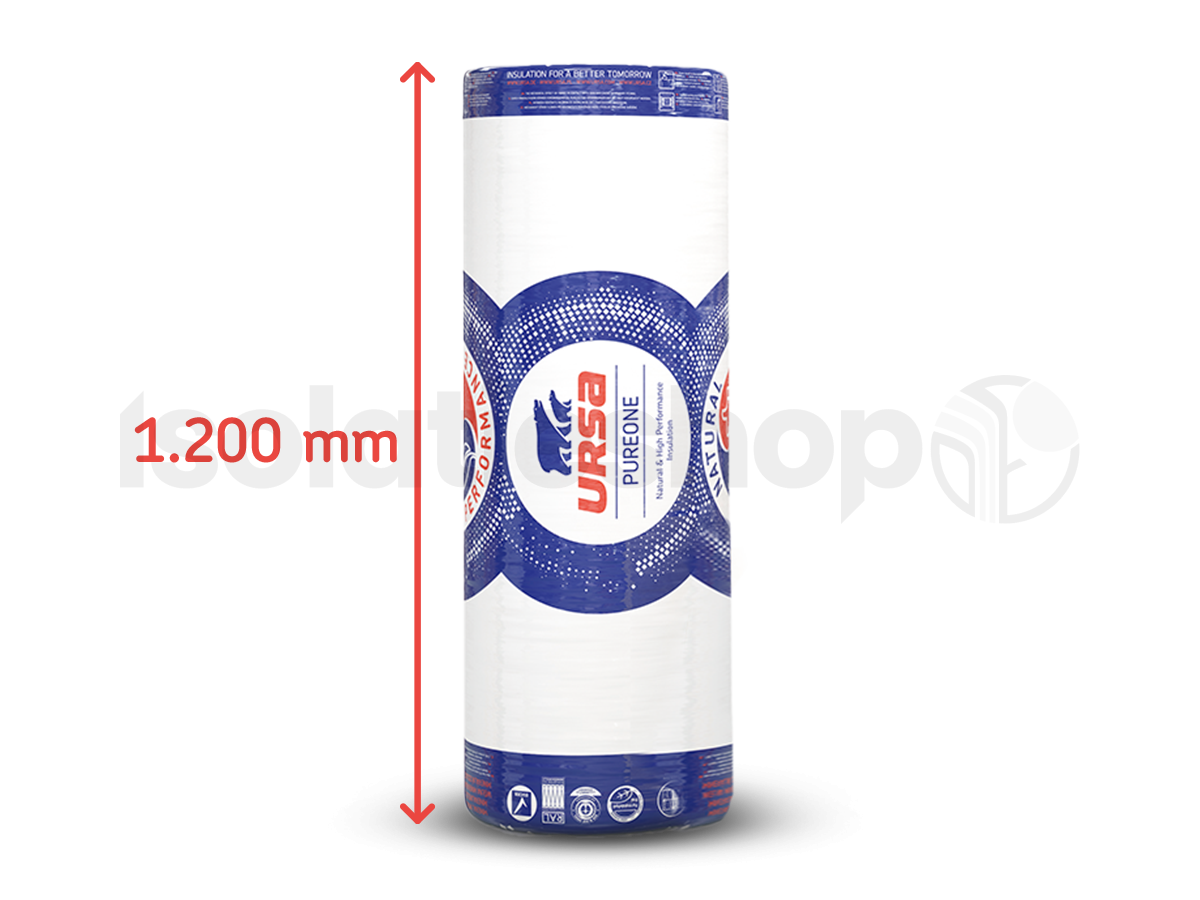 Ursa Puretec 31 laine de verre 3200x1200x120mm Rd:3,85 (=3,84 m²)