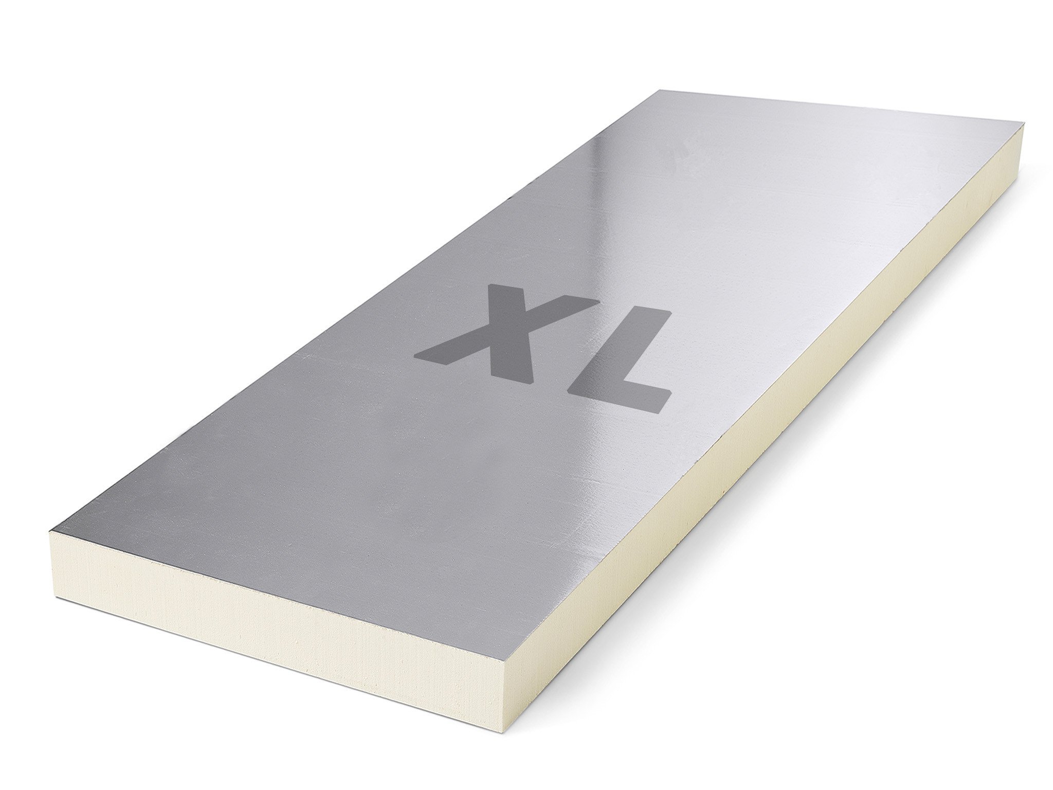 Aluminium Polyuréthane (PIR) expansée double-face 2400x1200x60mm Rd : 2,72 (=2,88 m²)