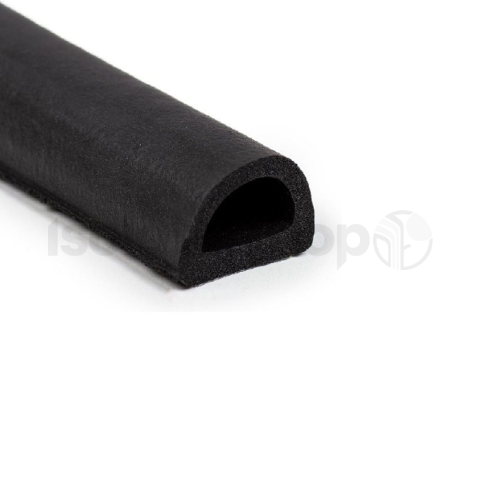 Bande d'étanchéité noire Isofour D autocollante 2x3m