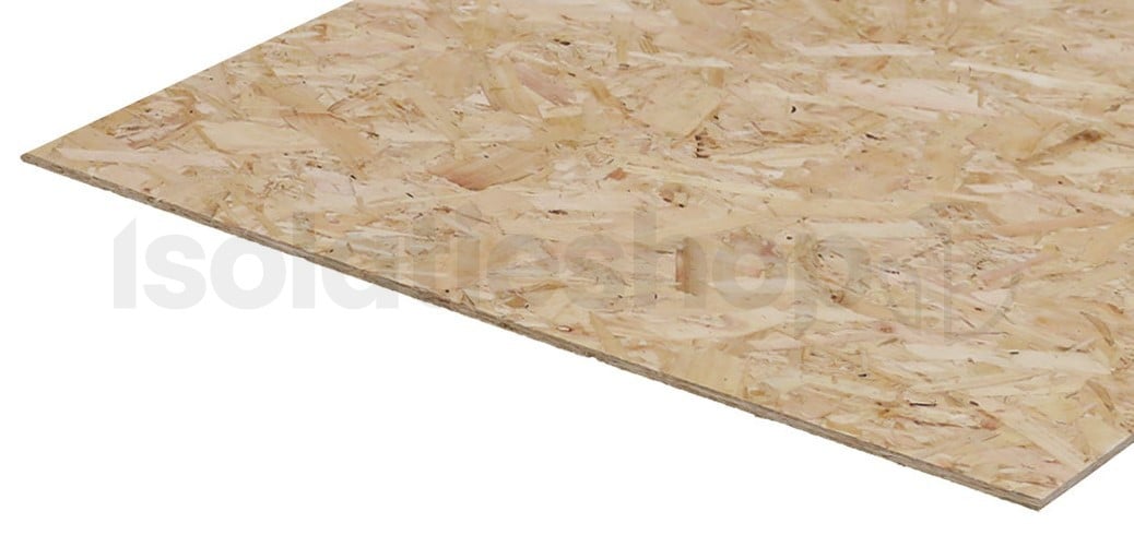 Polyuréthane (PIR) expansée + OSB 2600x600x60+9mm Rd : 2,72 (=1,56 m²)