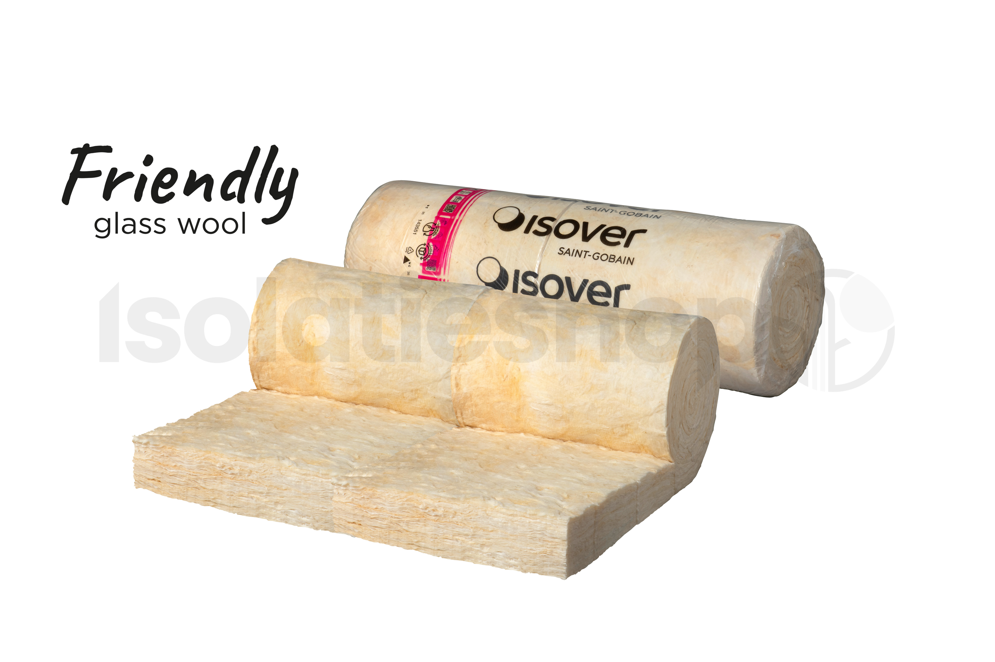 Couverture en laine de verre ISOVER Systemroll 1000 120 mm 3200 x 580 x 120 Rd:3,75 (=1,86m²)