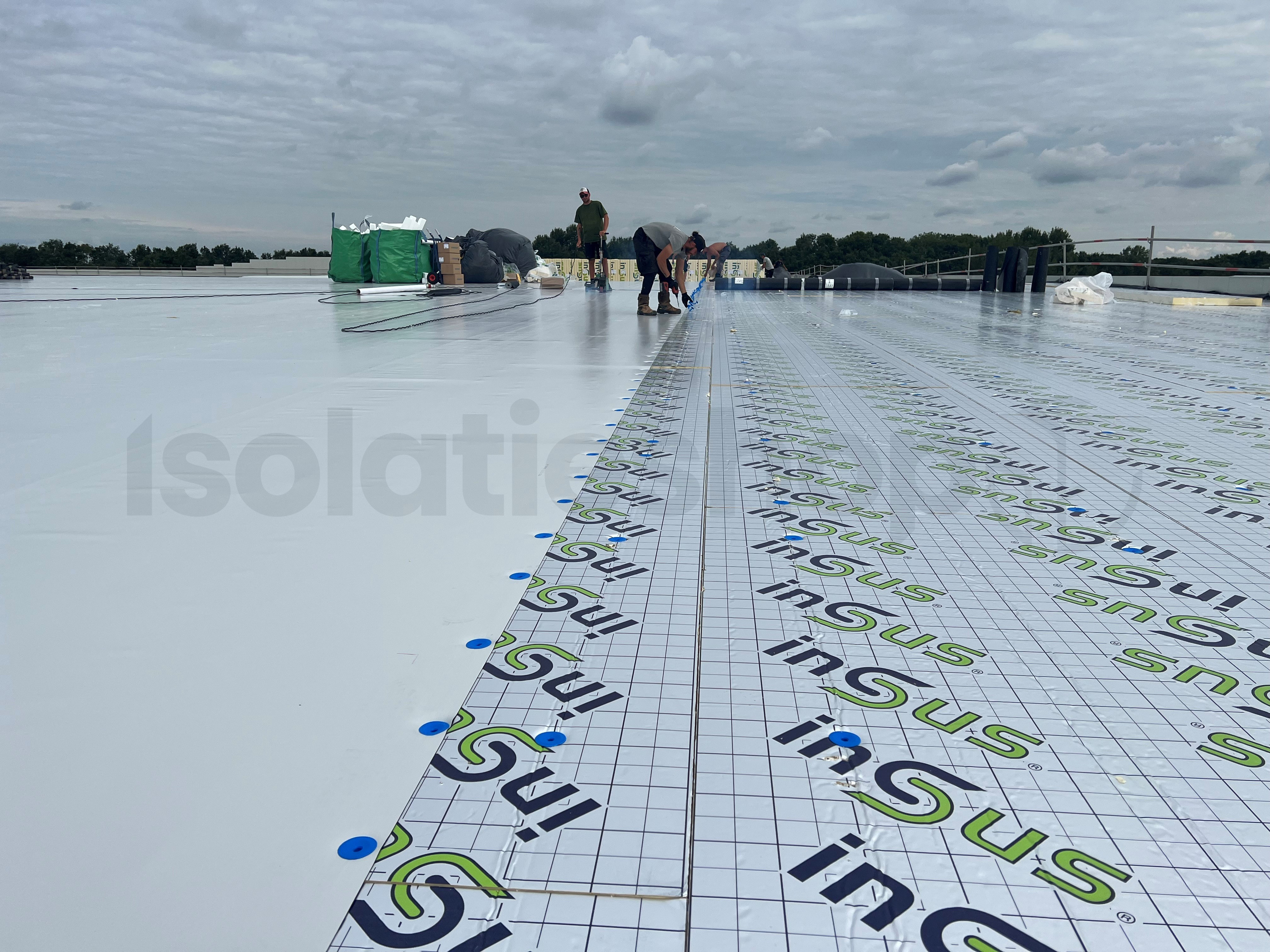 Aluminium Polyuréthane (PIR) expansée double-face InSuS 1200x600x40mm Rd:1.81 12pc/paquet (=8,64 m²)