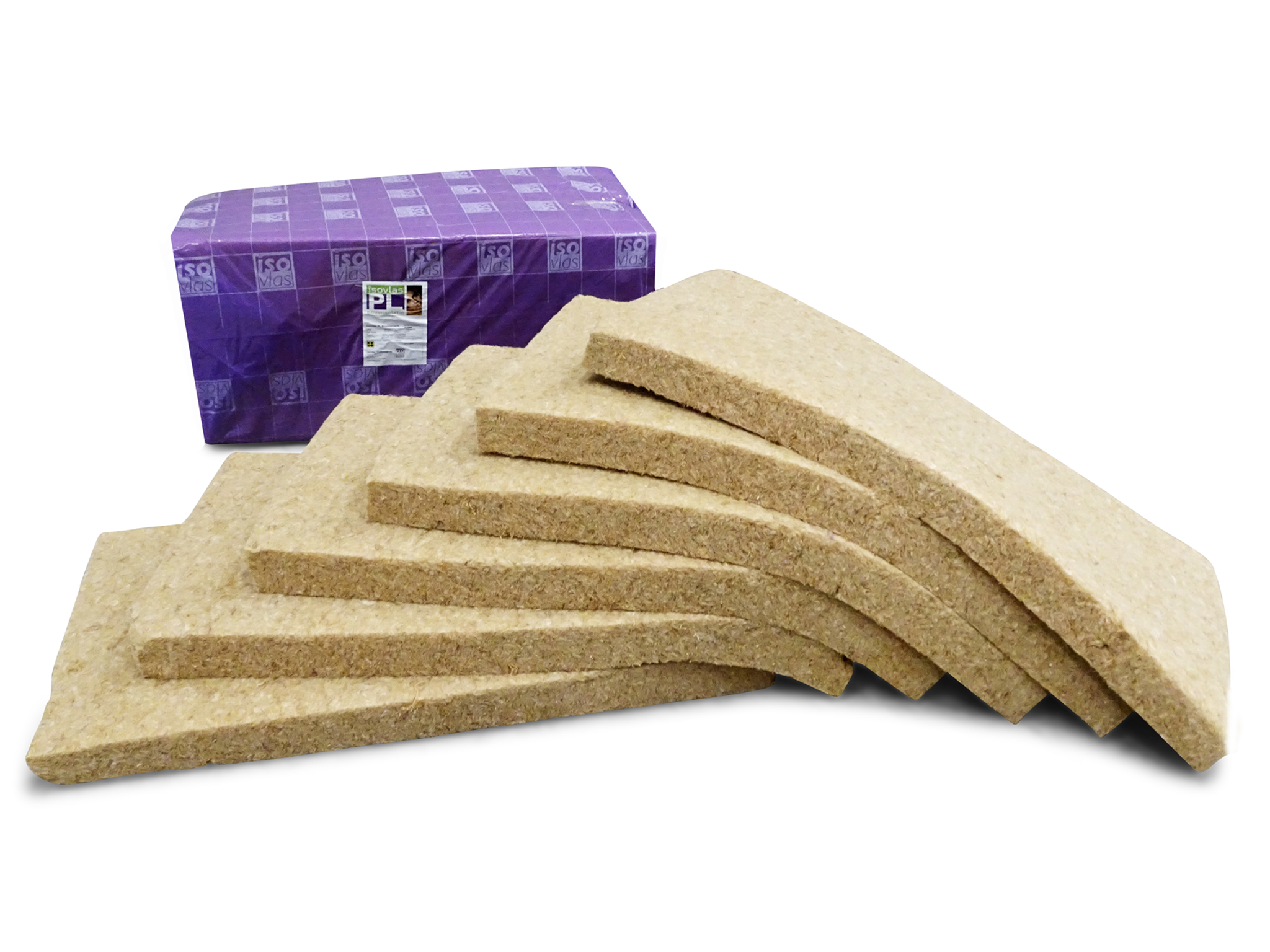 Panneau isolant en lin Isovlas PL 1200x600x160mm Rd:4.21 3pc/paquet (=2.16 m²)