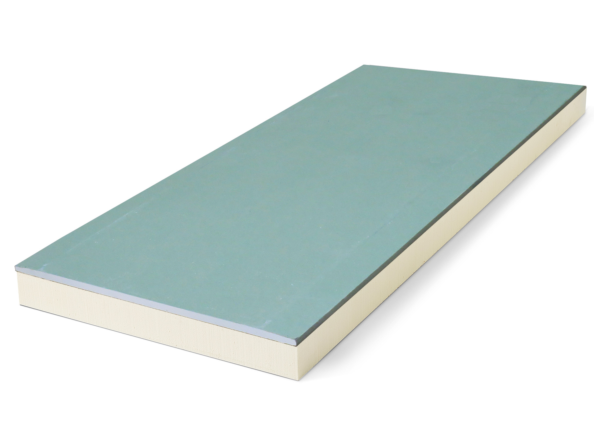 Polyuréthane (PIR) expansée+Plâtre WR 2600x600x40mm+12,5mm AK Rd : 1,81 (=1,56m²)