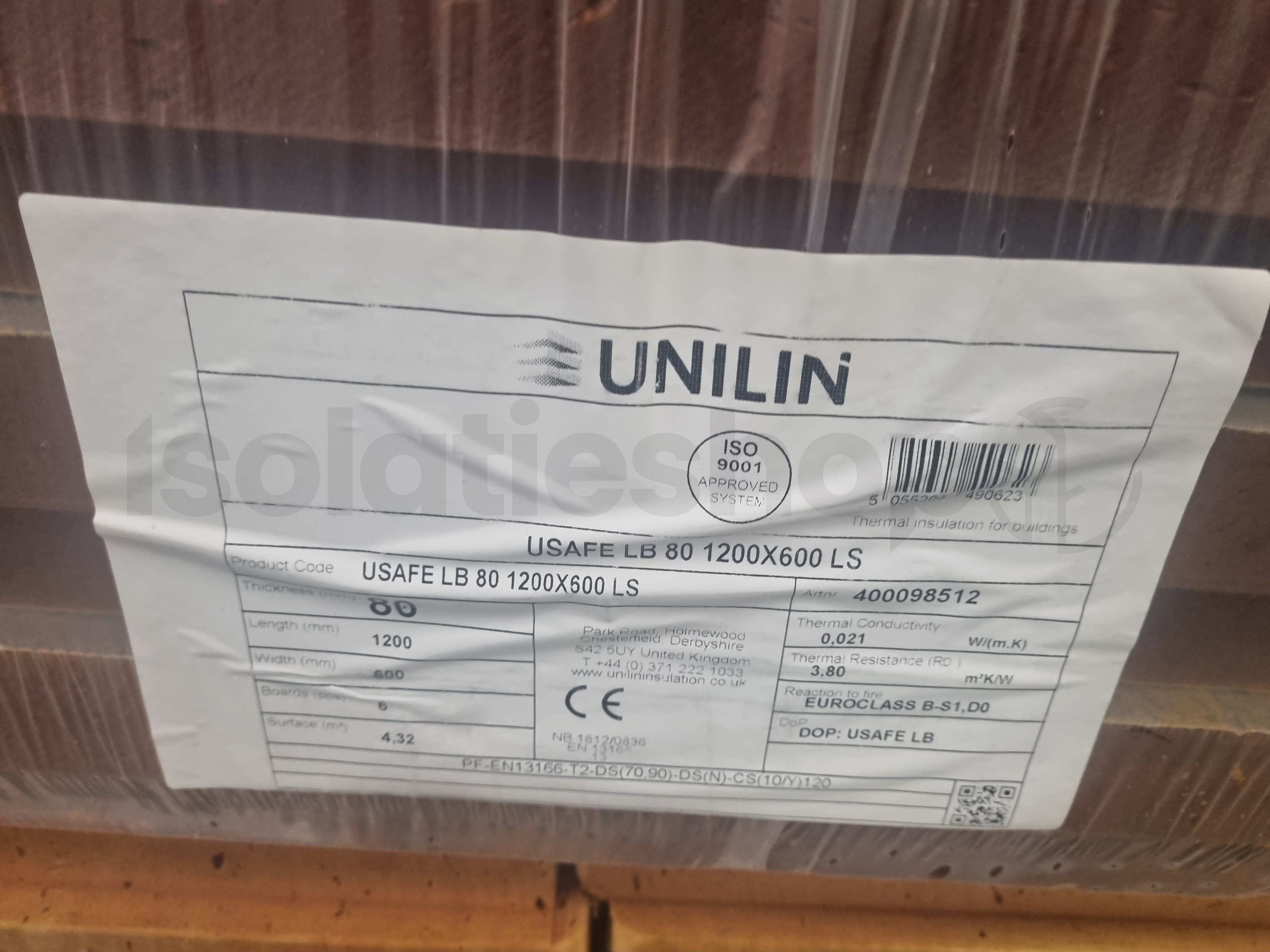 Outletpartij 161/6: PIR+Underlayment 1200x600x120+18mm (24x) (=17m²)