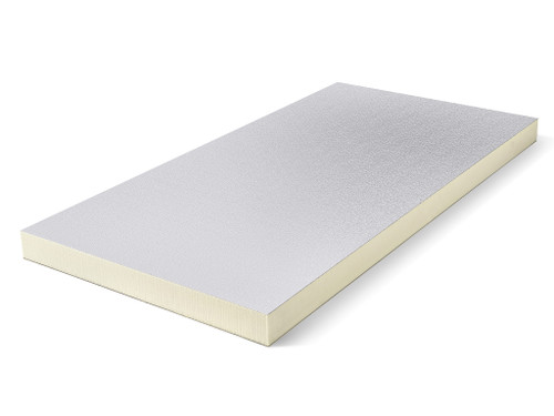 PIR 2-zijdig Aluminium 1200x600x40mm Rd:1.81 12pl/pak (=8,64 m²)
