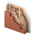 Glaswol Naturoll 032 2700x380x140mm Rd:4.35 (=1,03 m²)