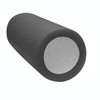 CanDo¨ 2-Layer Round Foam Roller - 6" x 30" - Black - Extra-Firm