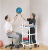 PVC platform walker, pediatric, 22 - 30 inches