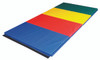 CanDo¨ Accordion Mat - 2" EnviroSafe¨ Foam with Cover - 6' x 12' - Rainbow Colors