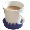 Dycem¨ non-slip molded cup/can/glass holder (3-1/2" diameter), blue