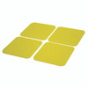 Dycem¨ non-slip square coasters, set of 4, yellow