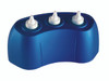 8 ounce gel warmer, 3 bottle capacity - blue